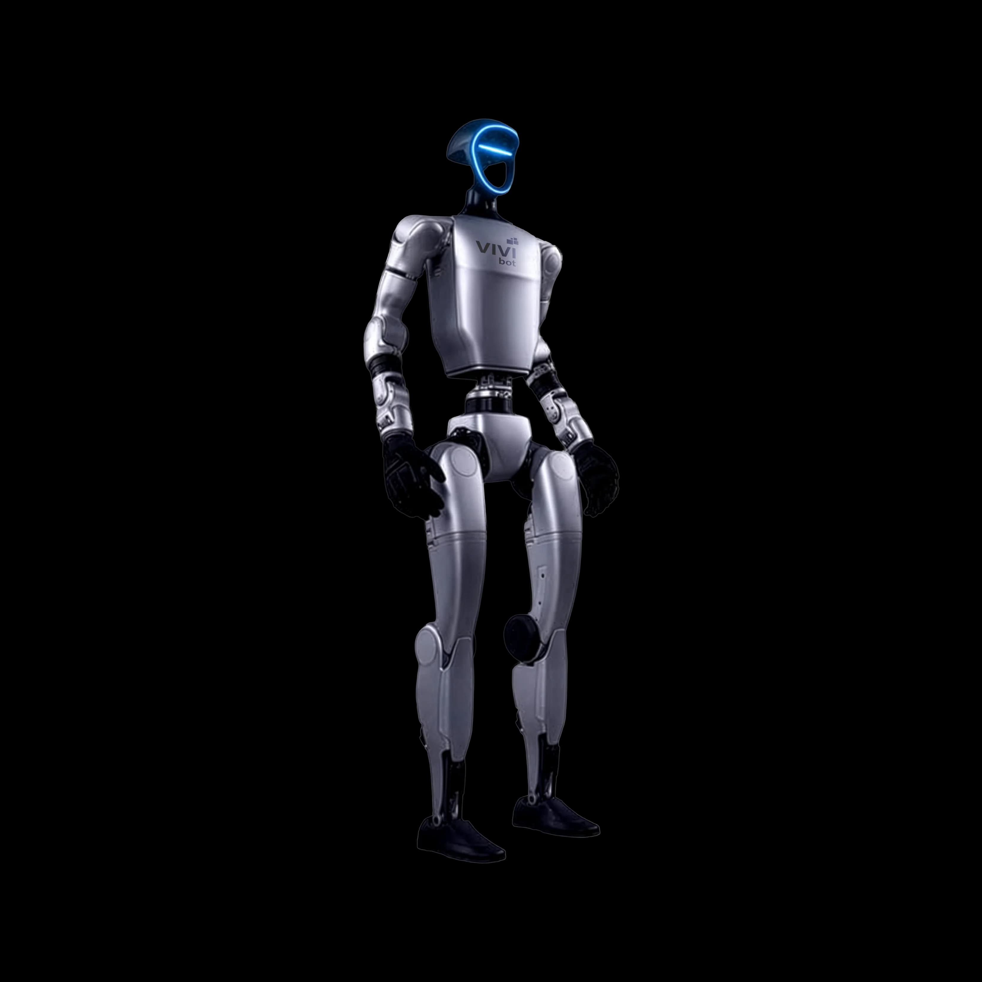 VIVI bot — Humanoider Roboter für die Pflege, stehende Ganzkörperaufnahme